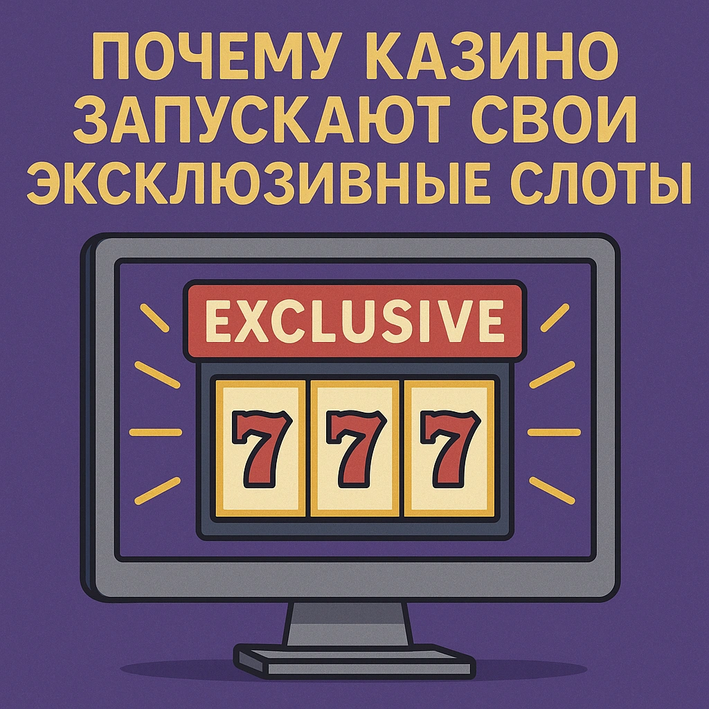 Монитор с эксклюзивным слотом и символами «777» на фоне, излучающем свет — визуализация запуска уникальных игровых автоматов казино.